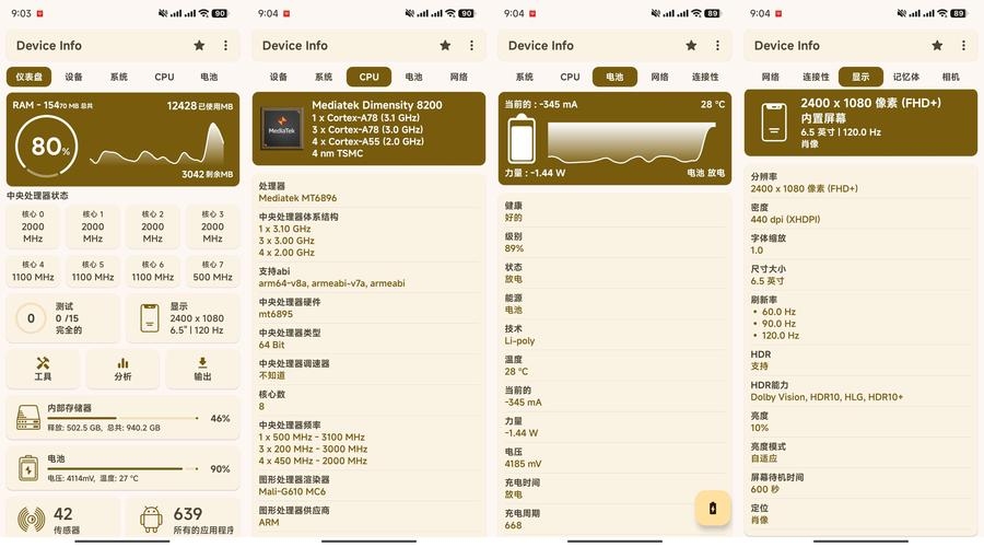 安卓API开发手册，性能测试与硬件信息查询应用解析插图