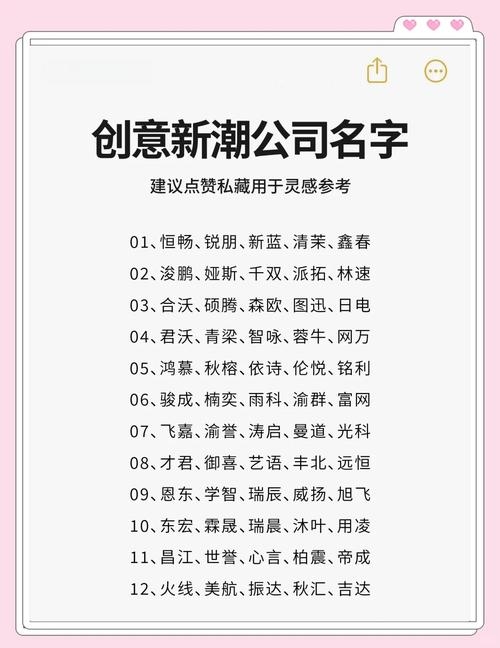 创意新潮网络公司名字的构思与解析插图 创意新潮网络公司名字的构思与解析插图