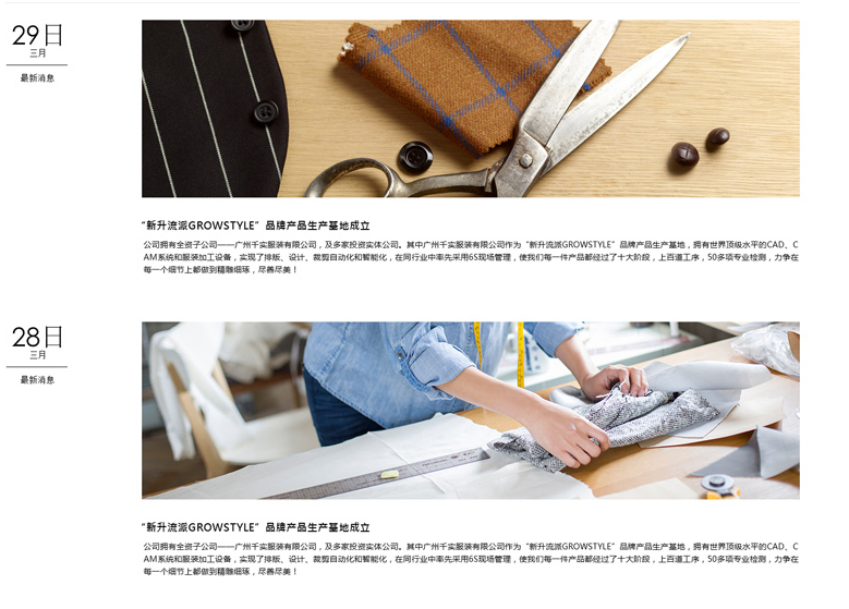 服装网站建设规划插图