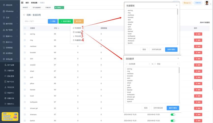 关键词库使用与管理插图