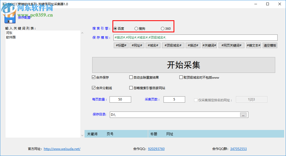 关键词网址采集器的应用与优势插图