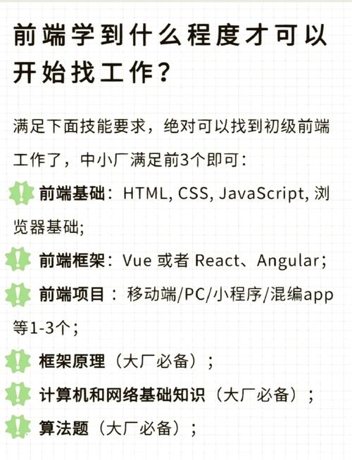 前端学习攻略,入门必备知识与进阶技能详解插图 前端学习攻略,入门必备知识与进阶技能详解插图