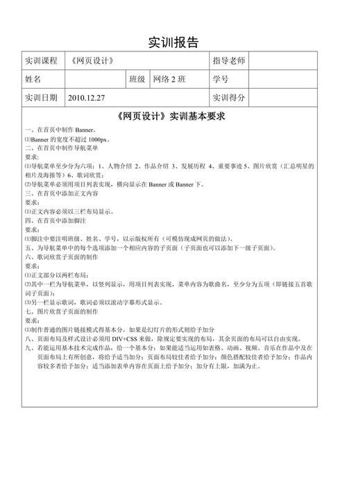 企业网站开发实训博客课程设计报告插图