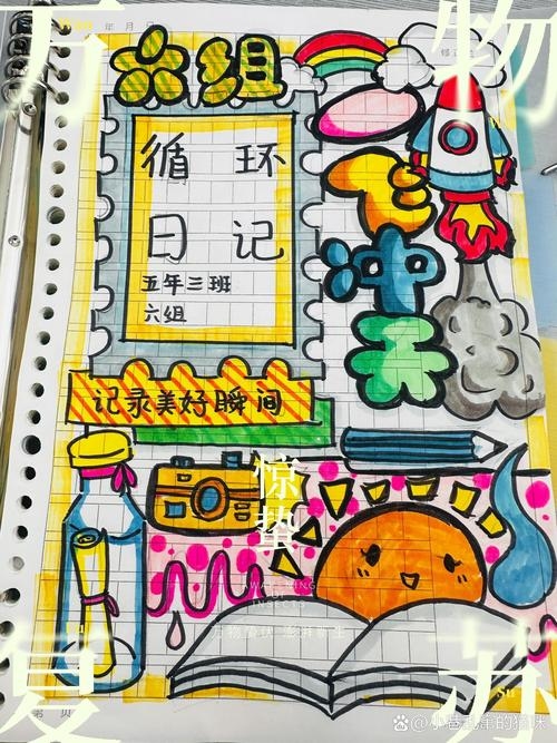 日记封面设计技巧插图 日记封面设计技巧插图