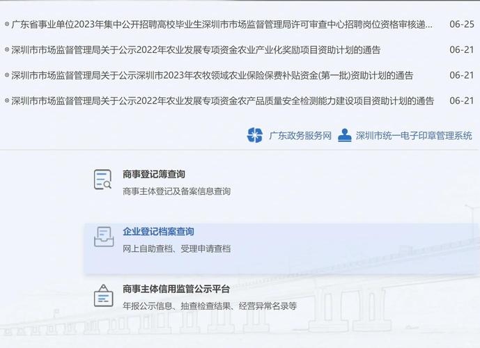 商事主体登记及备案信息查询，便捷高效的企业信息查询系统插图