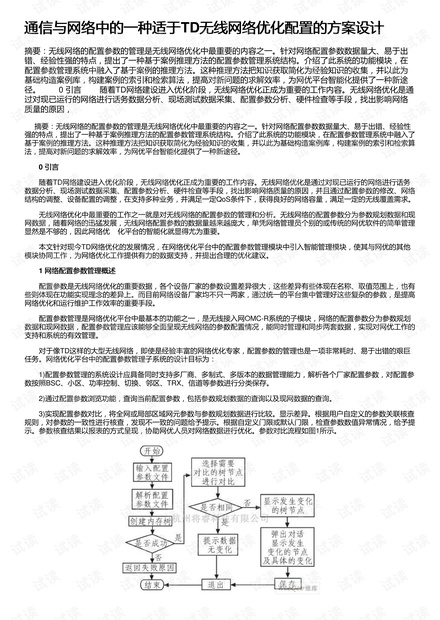 无线网络优化实施方案设计说明插图