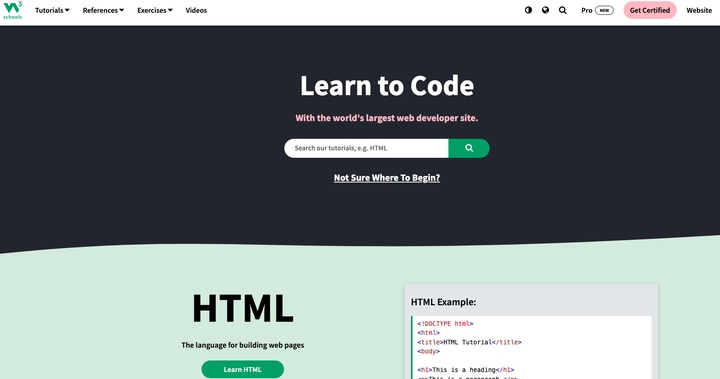 免费IT学习资源，W3school与牛客平台介绍插图