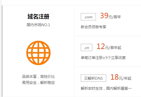 域名空间费用考虑插图