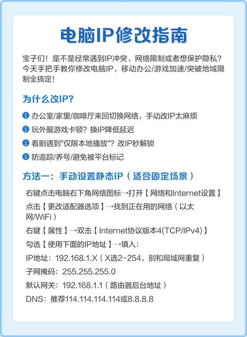 IP地址自动更改问题及其解决方法,如何恢复并固定设置?插图 IP地址自动更改问题及其解决方法,如何恢复并固定设置?插图