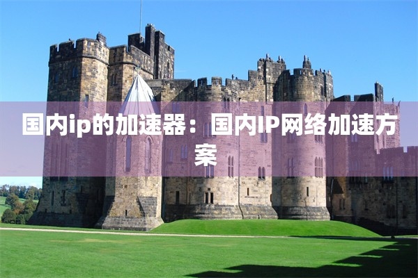 IP属地加速器，加速网络空间隐私保护与高效访问插图