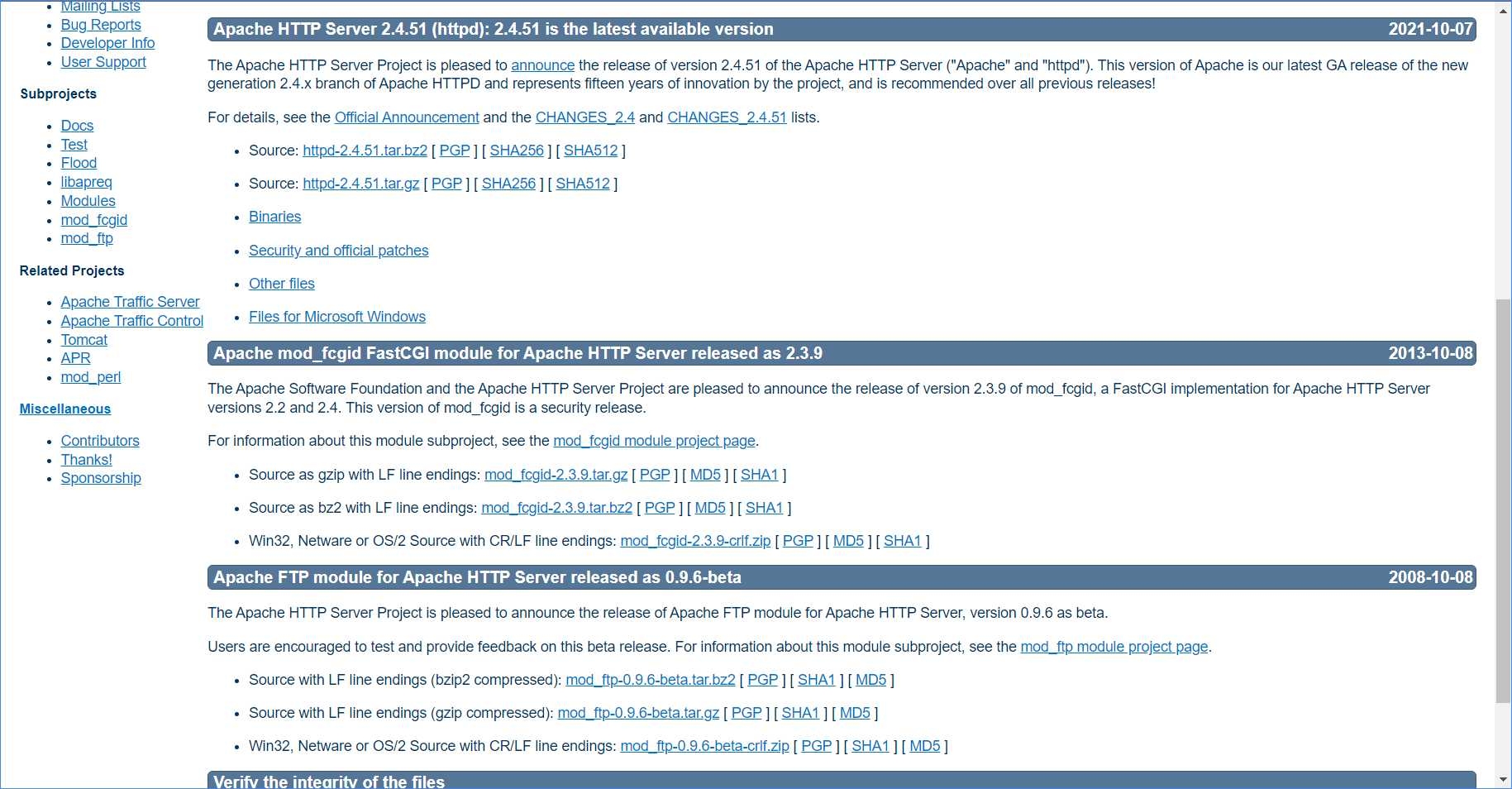 Apache软件下载指南插图