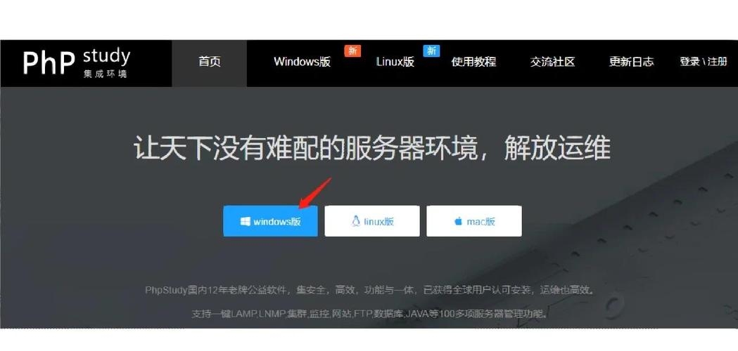 PHP下载与安装教程,phpStudy集成环境使用指南插图 PHP下载与安装教程,phpStudy集成环境使用指南插图