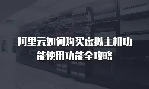 虚拟主机管理系统详解,优点、缺点与选购指南插图 虚拟主机管理系统详解,优点、缺点与选购指南插图