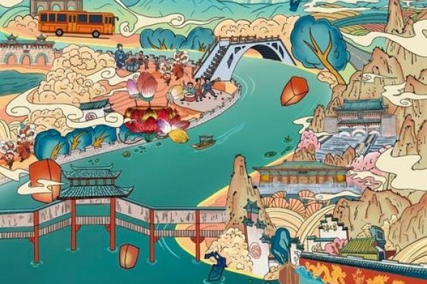 旅游网站复古风格设计，手绘元素与神秘氛围的完美结合-百挑一