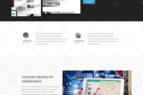 企业官网首页设计模板资源获取指南,下载与定制教程-百挑一