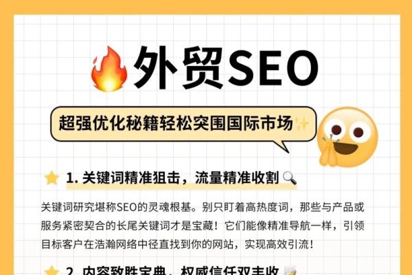 外贸SEO推广教程，提升海外业务的关键策略-百挑一