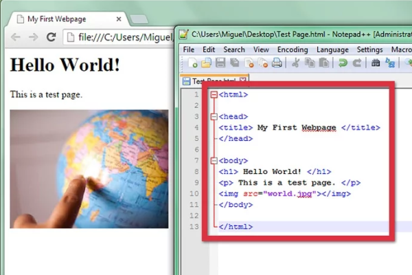 html，要创建一个简单的HTML网页，您可以按照以下步骤操作，，首先在桌面上通过鼠标右键点击新建一个文本文件并重命名为test或任何您喜欢的名字后面加.html；然后打开此文件进行编辑。接下来，编写基本HTML结构和样式；最后添加所需的文字和图片代码片段即可完成简单网页设计。-百挑一