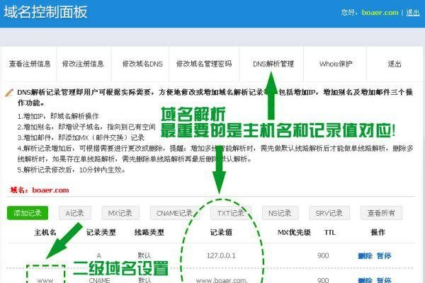 中国一级域名解析与重要性-百挑一