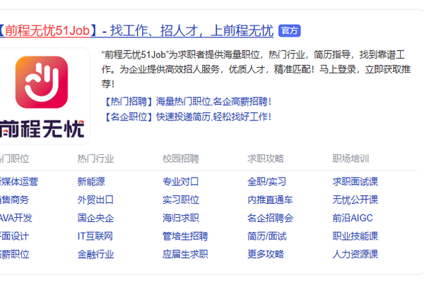 国内招聘网站排名及特点概述-百挑一