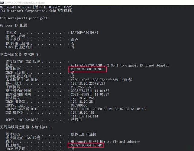 台式机的MAC地址查询方法插图