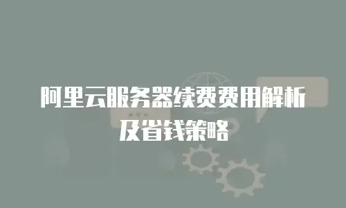 网站年度费用及续费参考插图