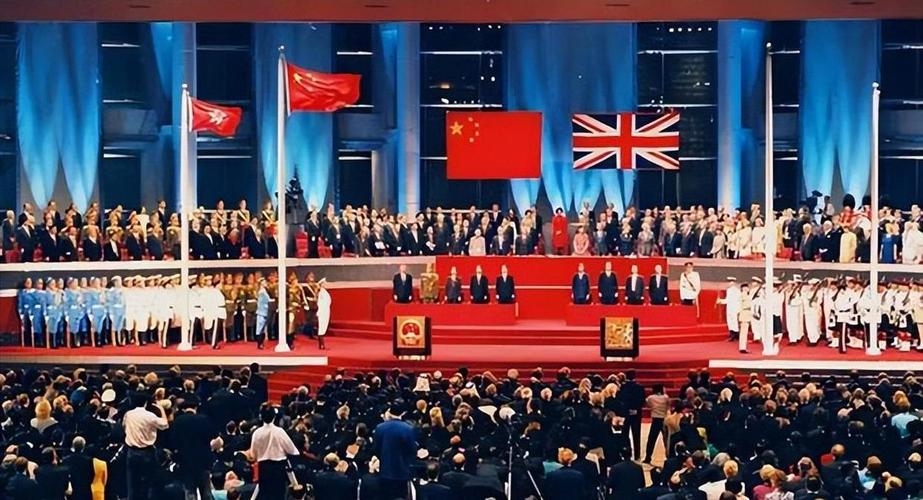 香港回归直播，一九九七年现场插图