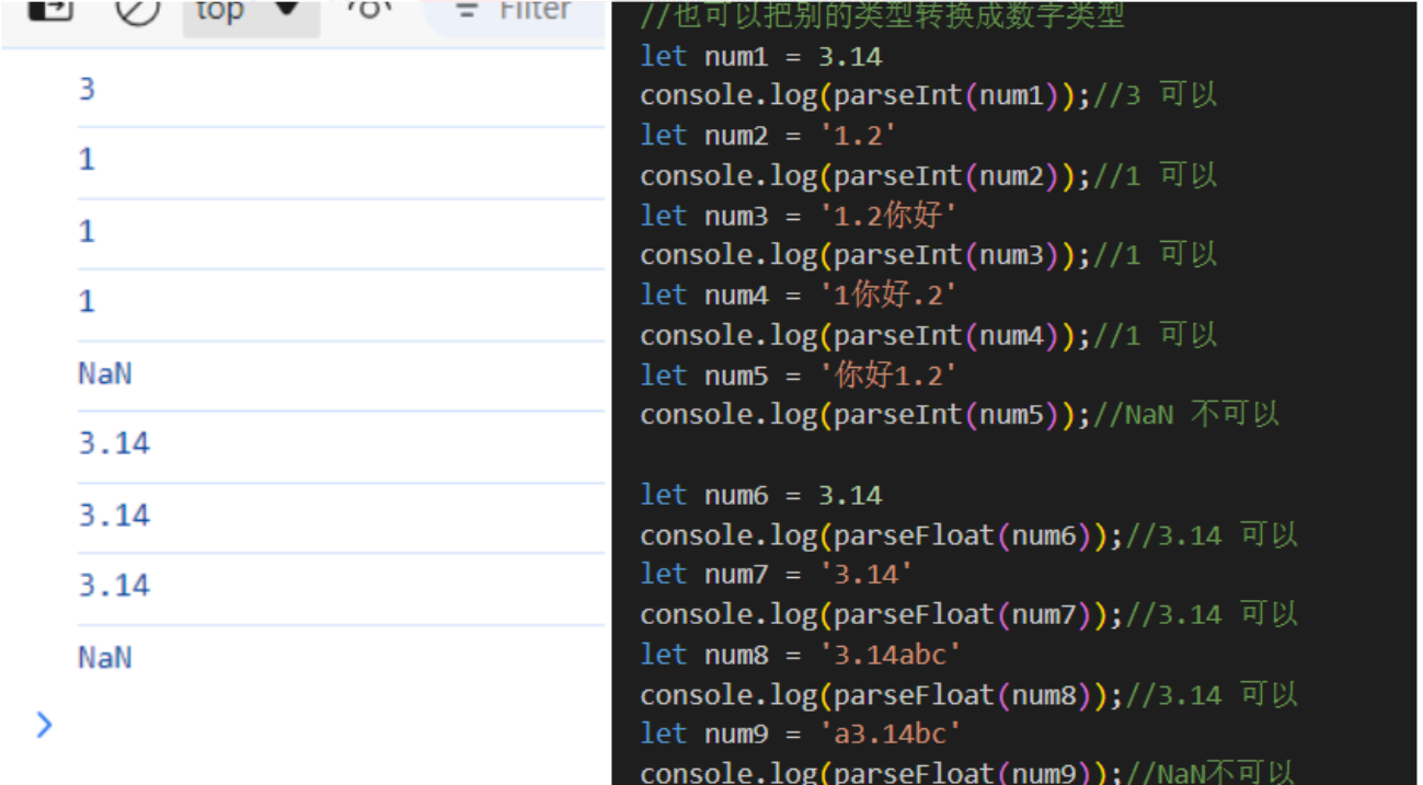 JS中的数据类型转换，将其他类型数据转换为字符串插图