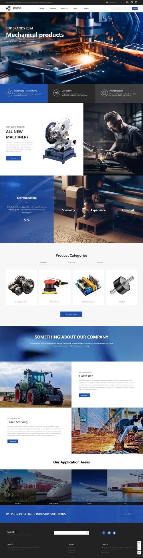 自适应网页模板建站,现代网站建设的核心策略插图 自适应网页模板建站,现代网站建设的核心策略插图