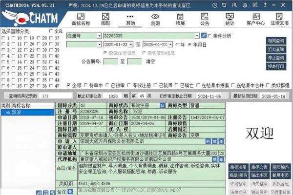 商标查询工具，灵活检索助力商标注册与管理优化用户体验-猫山树