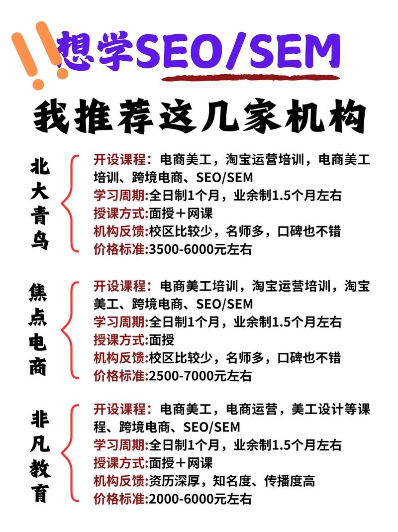 SEO技术学院探索,靠谱培训机构与成功案例揭秘!插图 SEO技术学院探索,靠谱培训机构与成功案例揭秘!插图