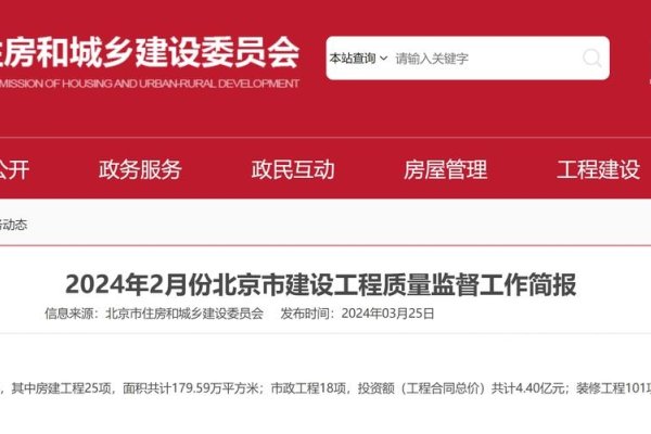 北京市建委官方网站介绍-新乐天